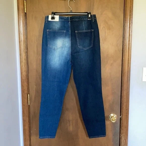 Gemma Rae high rise jegging 2 toned retro stretch bounce back fabric size 15 jrs - Picture 12 of 17